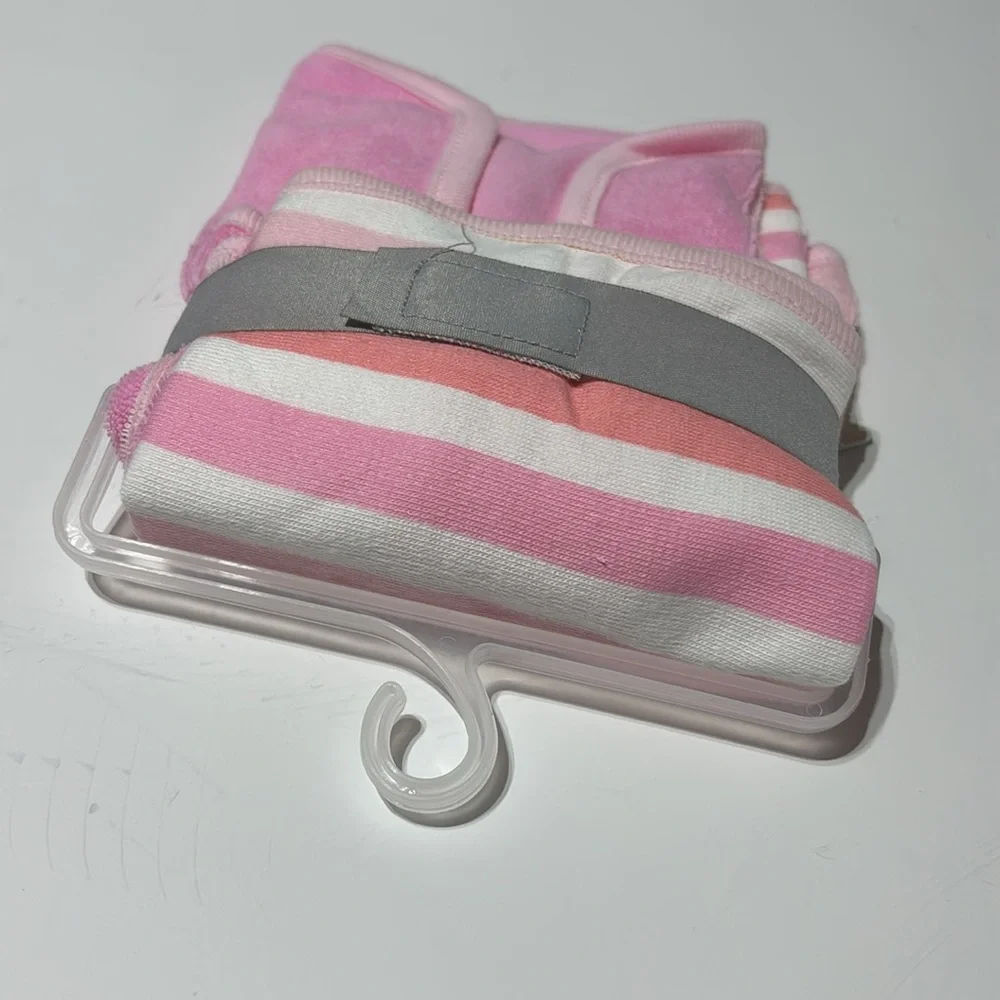 Cloud Island Baby Washcloth Set 6 Pack in Pink